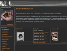 Tablet Screenshot of katzenhilfe-stuttgart.de